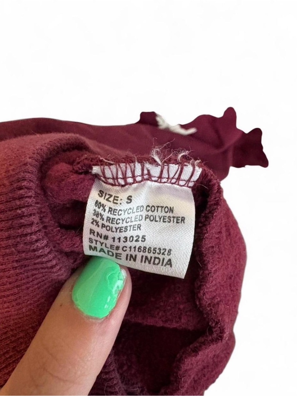 Howdy Y'All Crewneck Sweatshirt - Burgundy - Picture 3 of 6